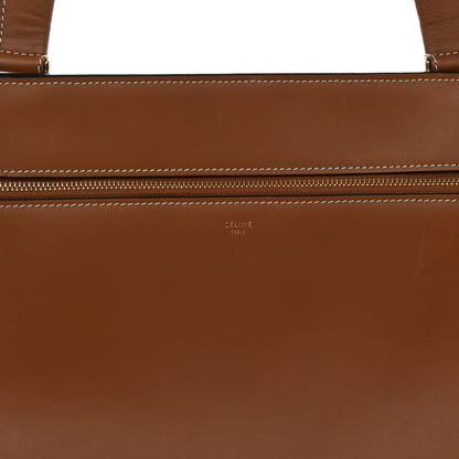 Celine Smooth Calfskin Medium Edge Shoulder Bag Camel 8 of 11