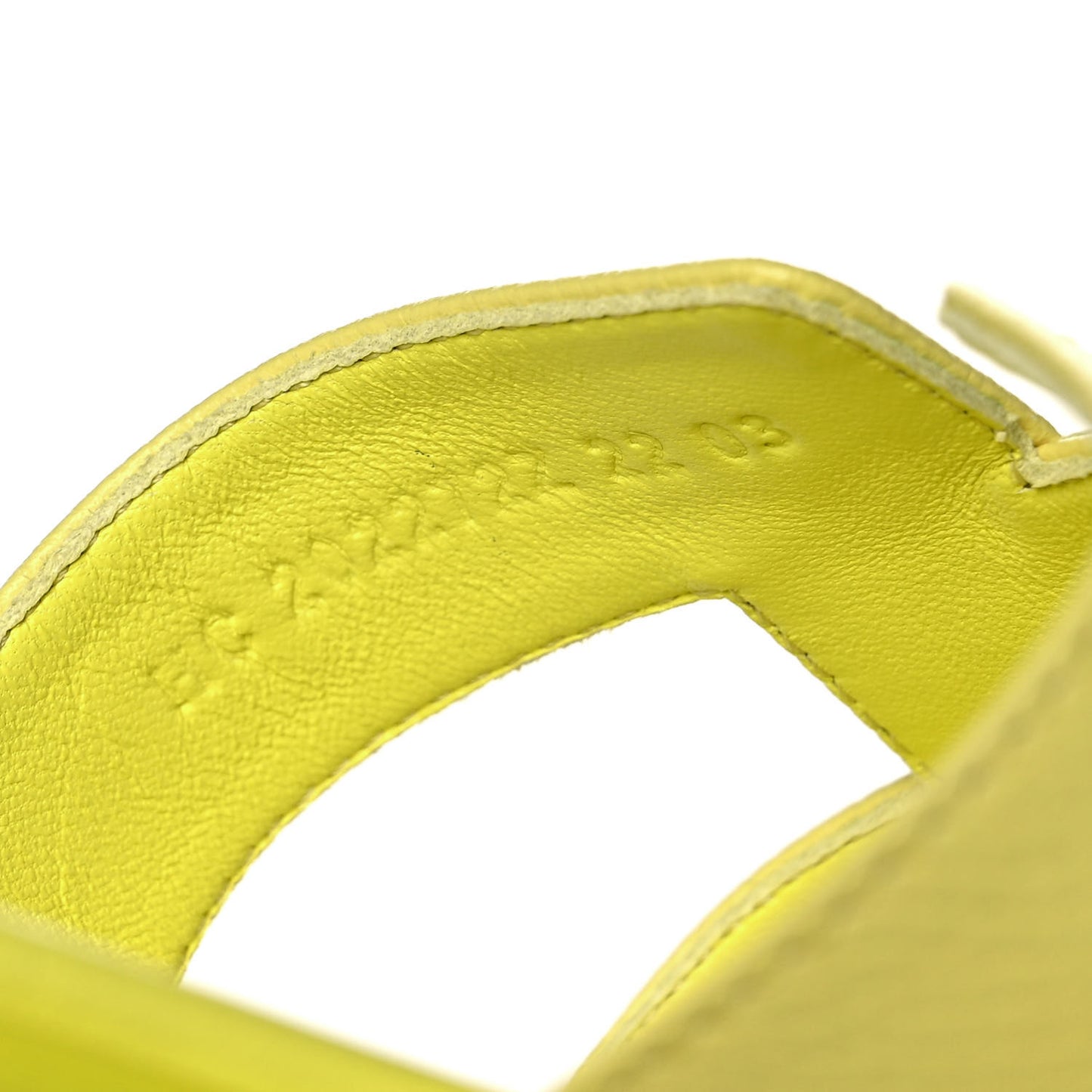 Epsom Oran Sandals 38.5 Jaune Pollen
