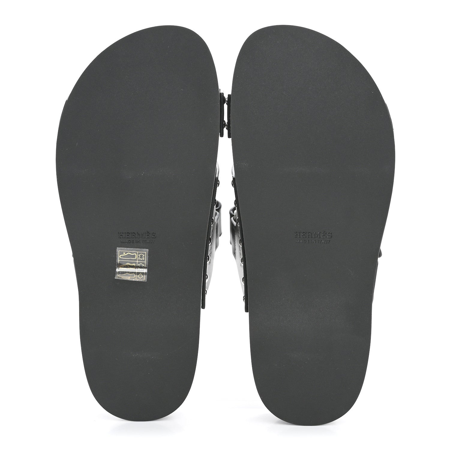 Hermes Calfskin Womens Kos Clog 39 Black 6 of 10
