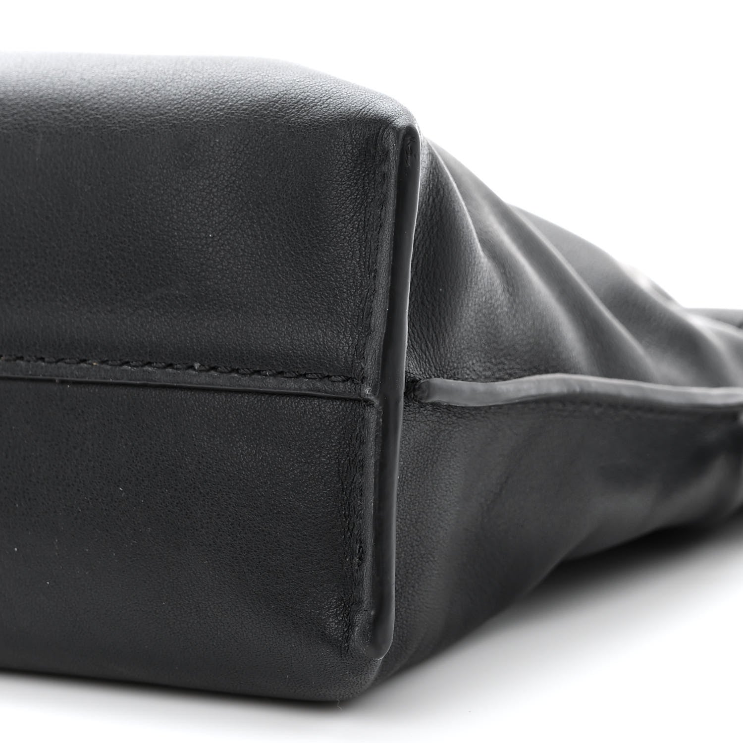 Loewe Nappa Calfskin Mini Flamenco Knot Clutch With Chain Black 10 of 10