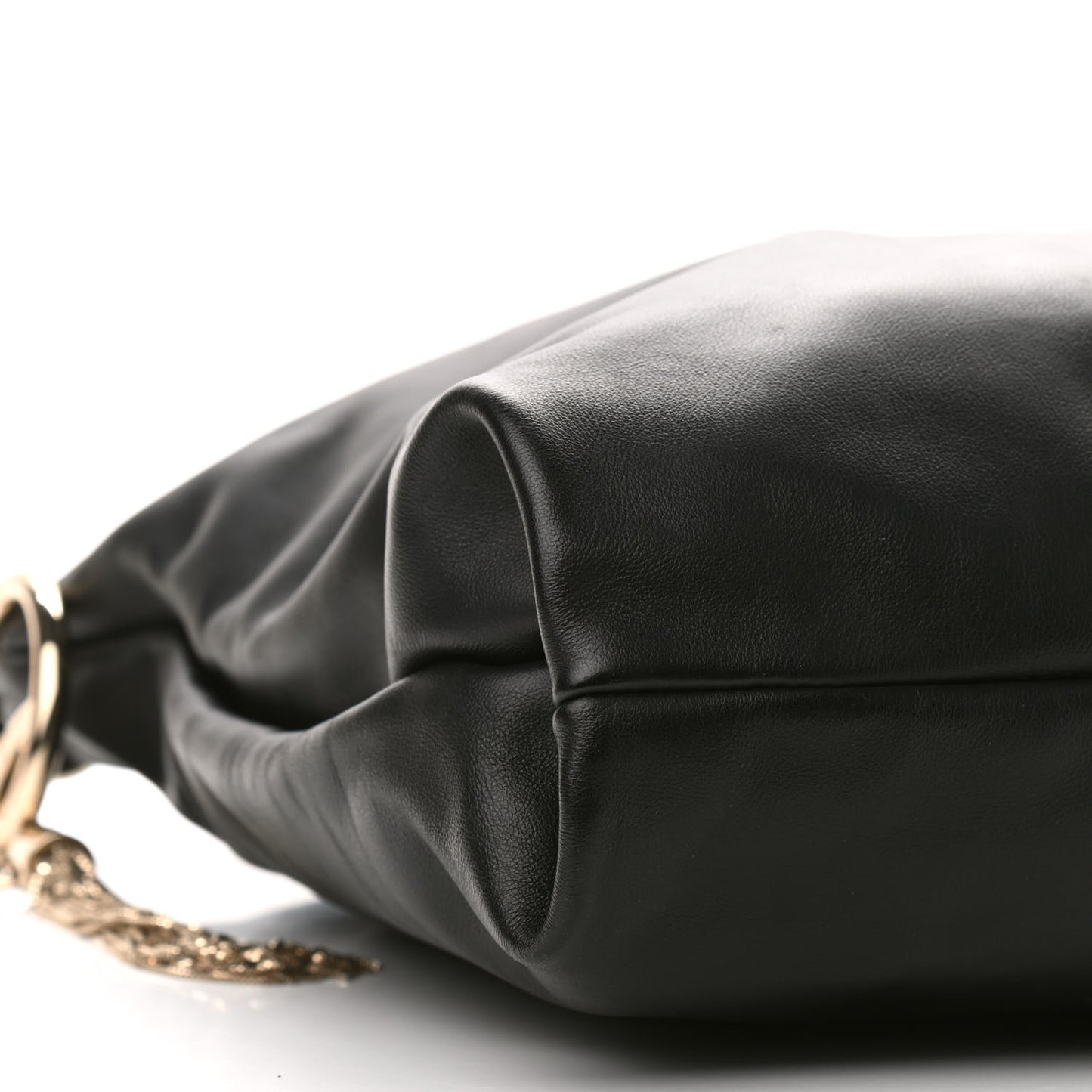 Smooth Calfskin Callie Hobo Bag Black