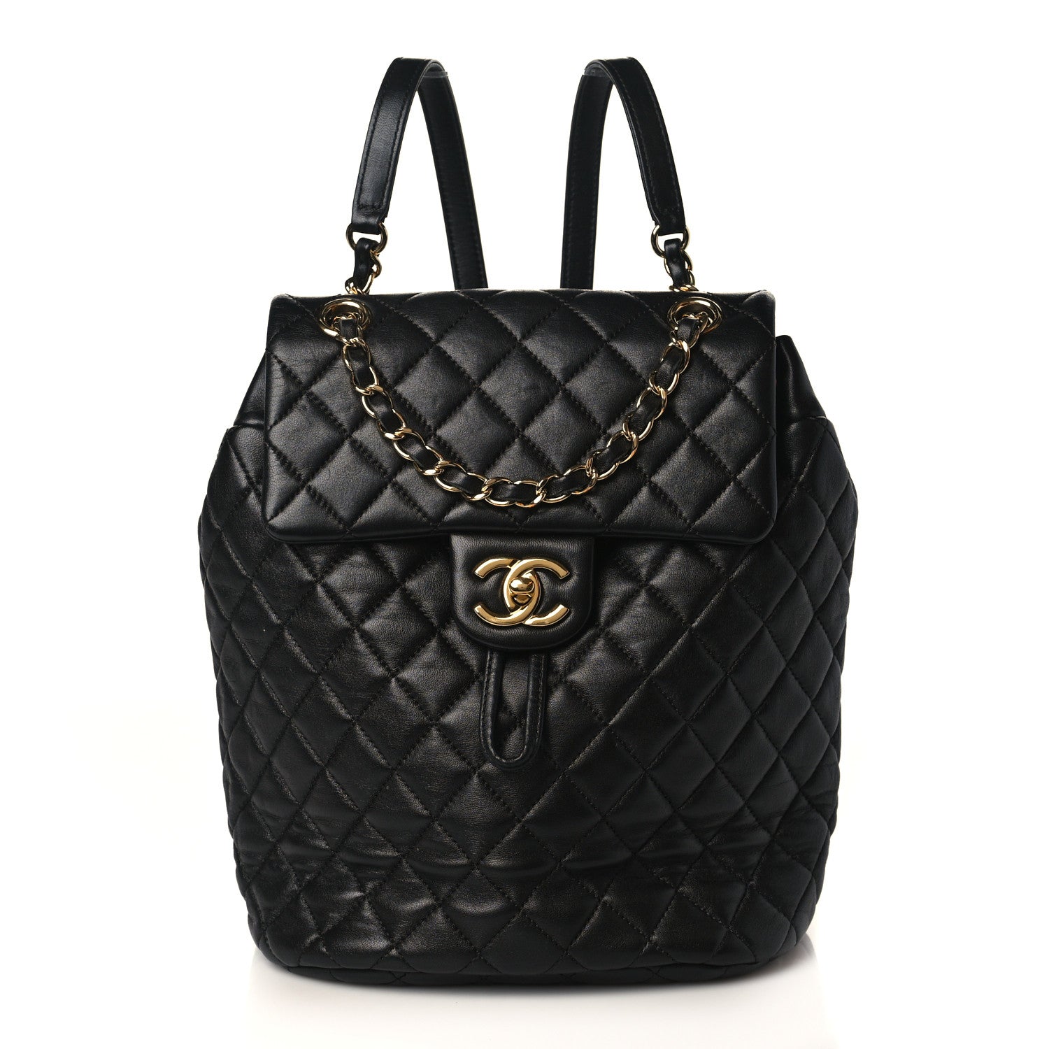 Chanel Lambskin Quilted Small Urban Spirit Backpack Black 1 of 9