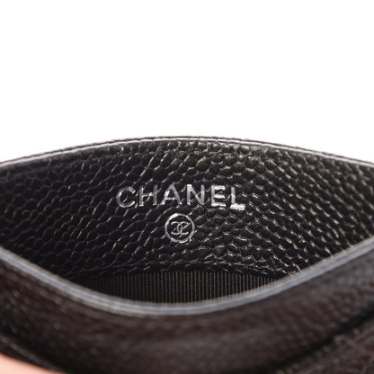 Chanel Caviar Quilted Card Holder Charcoal 6 of 8