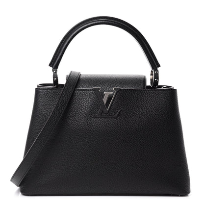 Louis Vuitton Taurillon Capucines PM Black 1 of 9