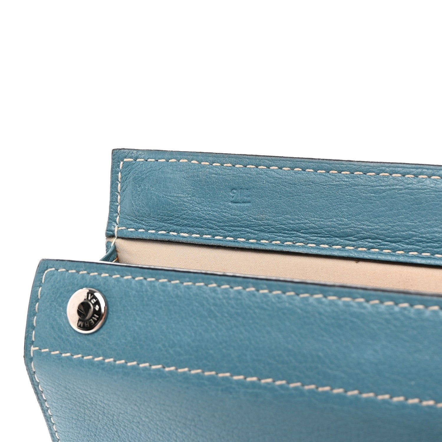 Hermes Swift Karo GM Blue Jean 6 of 6