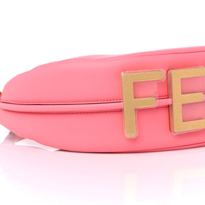 Fendi Vitello Grace Matte Small Fendigraphy Hobo Bag Pink Dalia 8 of 13