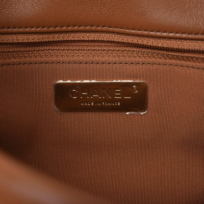 Chanel Lambskin Quilted Medium Chanel 19 Flap Brown 8 of 10