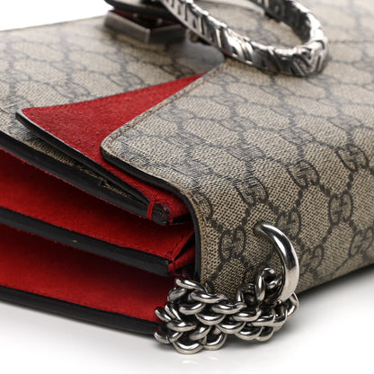 Gucci GG Supreme Monogram Small Dionysus Shoulder Bag Red 10 of 16