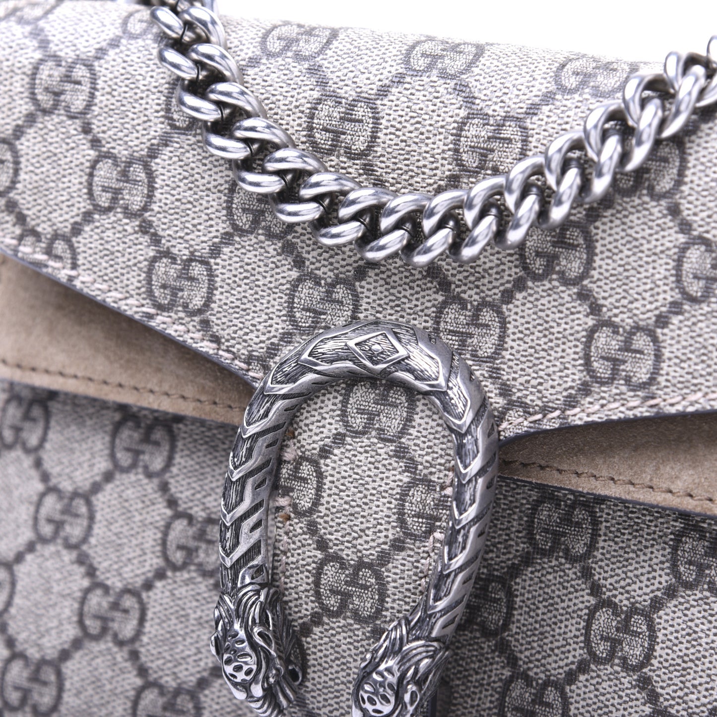 GG Supreme Monogram Mini Dionysus Shoulder Bag Taupe
