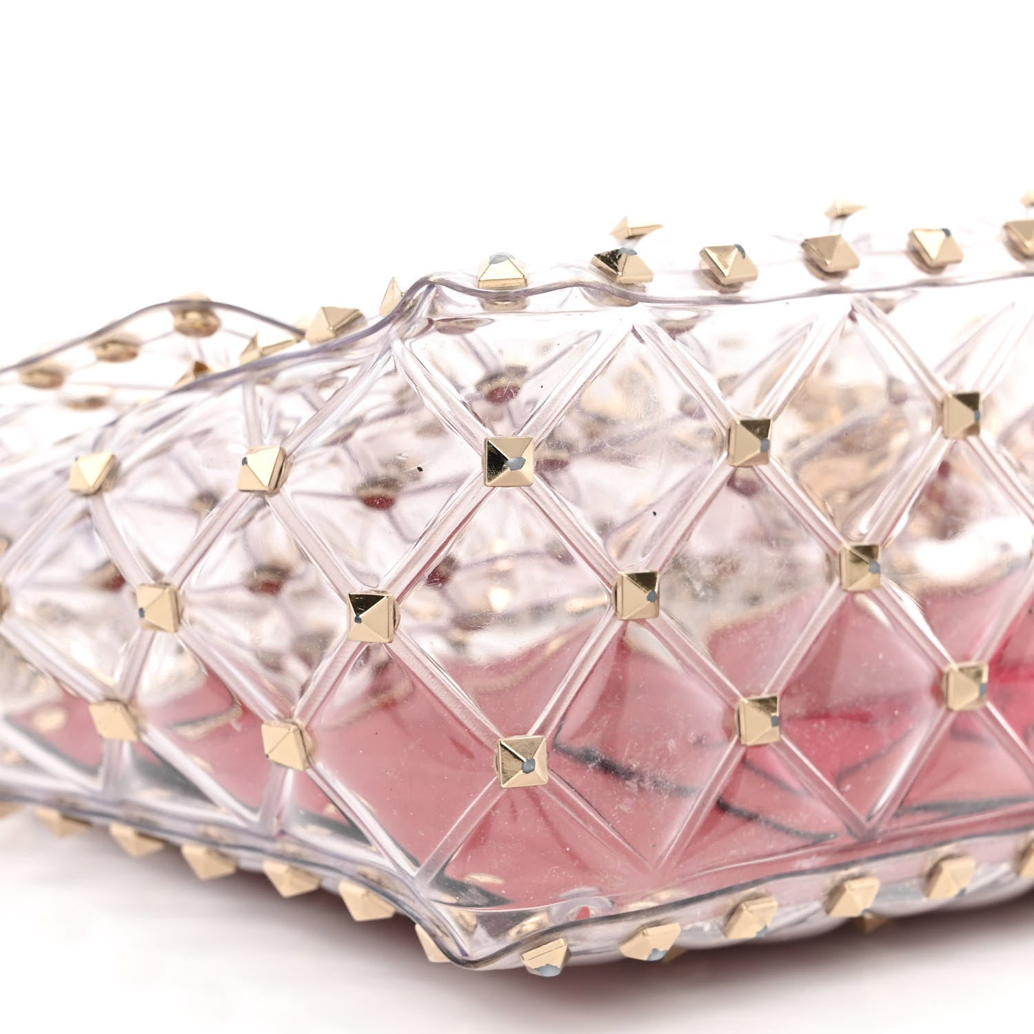 Valentino Garavani PVC Medium Rockstud Spike Shoulder Bag 10 of 12