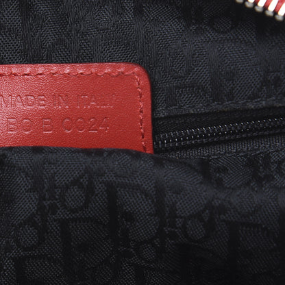 Christian Dior Canvas Hardcore Pierced Boston Black Red White 7 of 17
