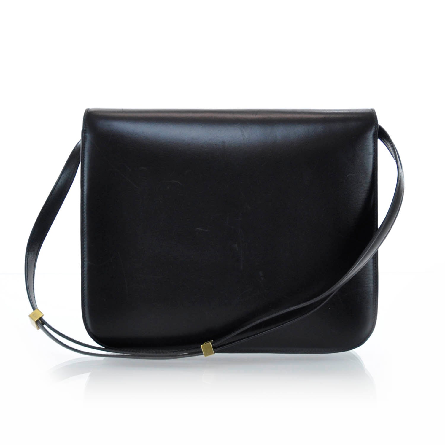 Celine Leather Large Classic Box Flap Bag Black 3 of 8