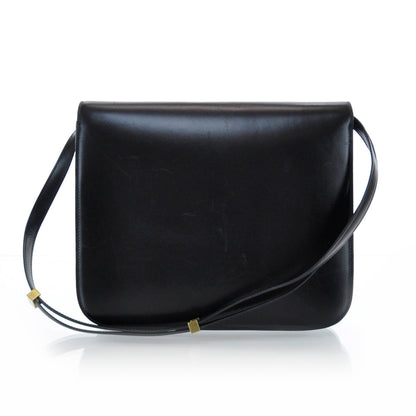 Celine Leather Large Classic Box Flap Bag Black 3 of 8