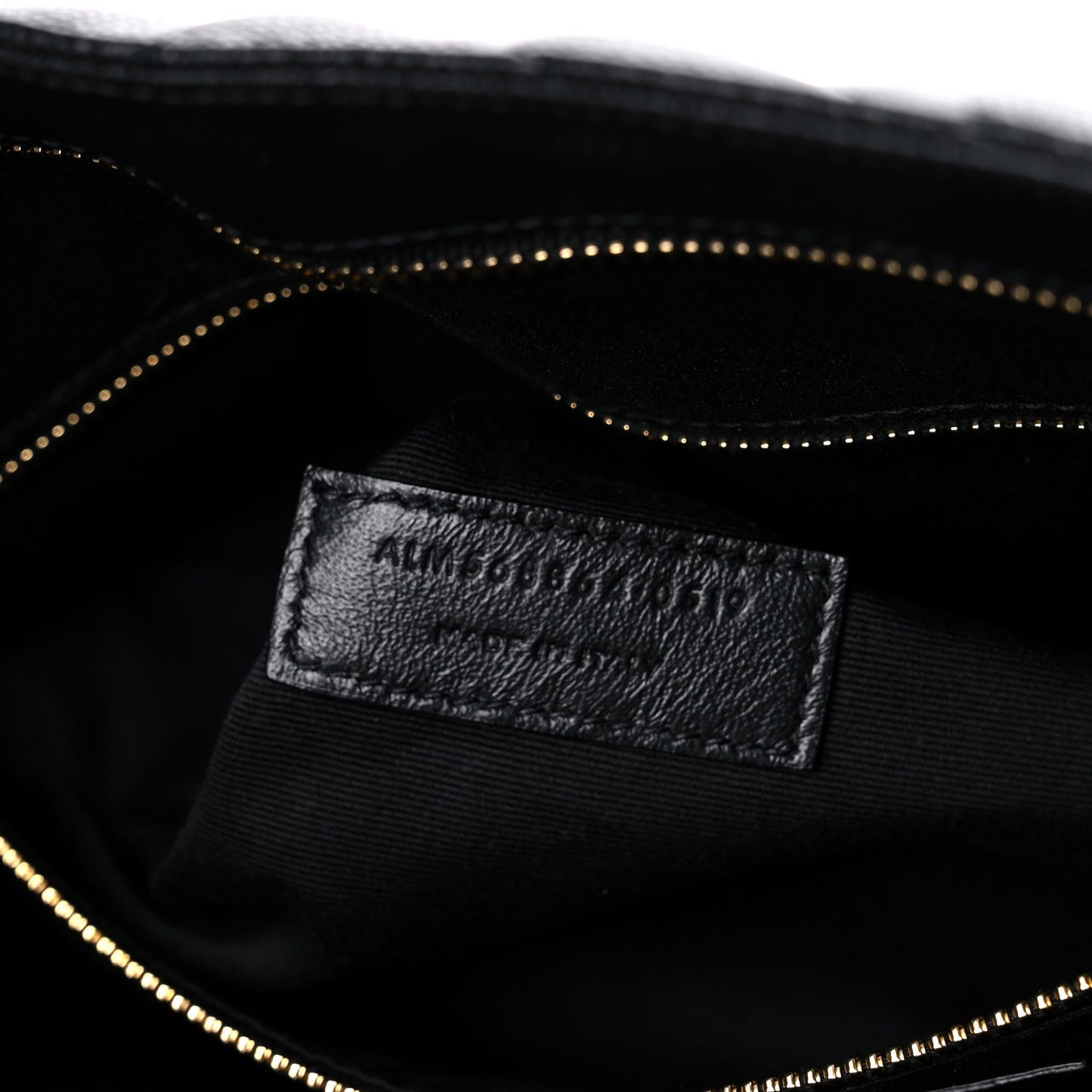 Grain De Poudre Matelasse Chevron Medium Tribeca Shopping Bag Black