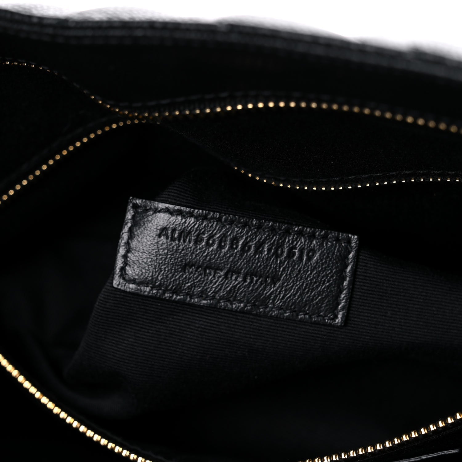 Saint Laurent Grain De Poudre Matelasse Chevron Medium Tribeca Shopping Bag Black 7 of 11