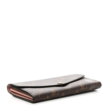 Louis Vuitton Monogram Sarah Wallet NM Rose Ballerine 4 of 12