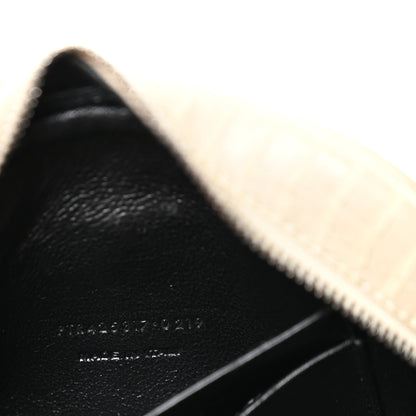 Saint Laurent Snakeskin Monogram Blogger Bag Light Cream 7 of 12