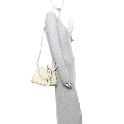 Bottega Veneta Nappa Intrecciato Small Parachute Shoulder Bag Sea Salt 2 of 9