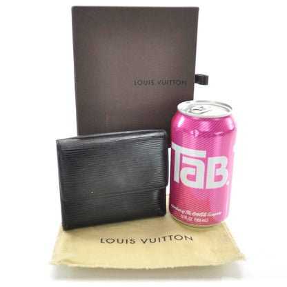 Louis Vuitton Epi Elise Wallet Black 2 of 9