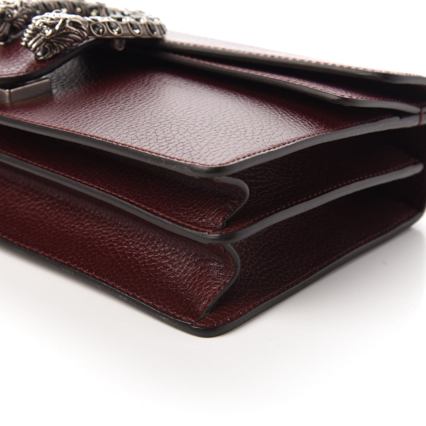 Dollar Calfskin Crystal Small Dionysus Shoulder Bag Vintage Bordeaux