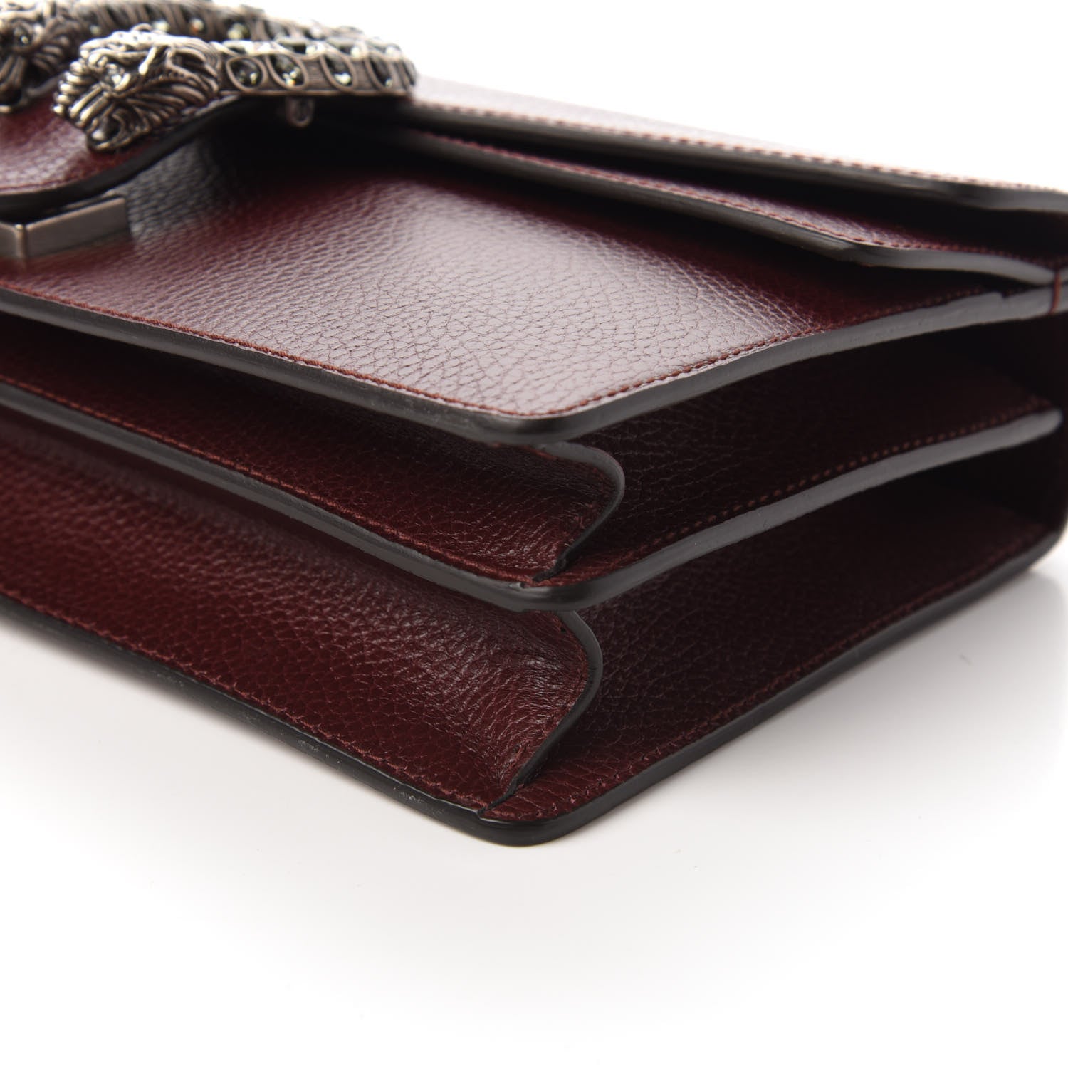 Gucci Dollar Calfskin Crystal Small Dionysus Shoulder Bag Vintage Bordeaux 7 of 11