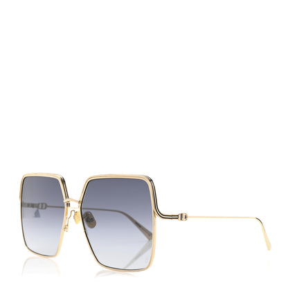 Christian Dior Metal EverDior Square Sunglasses Gold 1 of 8
