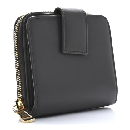 Saint Laurent Lambskin Belle de Jour Zip Around French Wallet Earth 3 of 7
