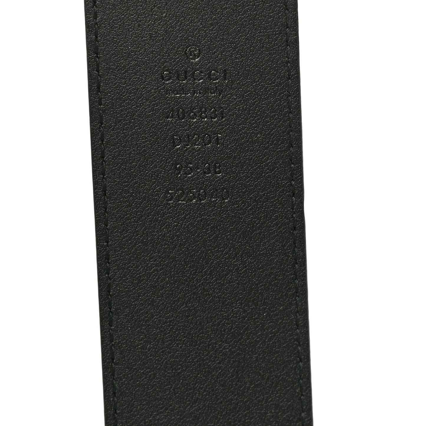 Textured Calfskin Double G 40mm Belt 95 38 Black