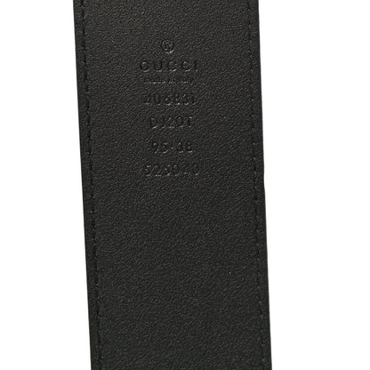 Gucci Textured Calfskin Double G 40mm Belt 95 38 Black 5 of 7