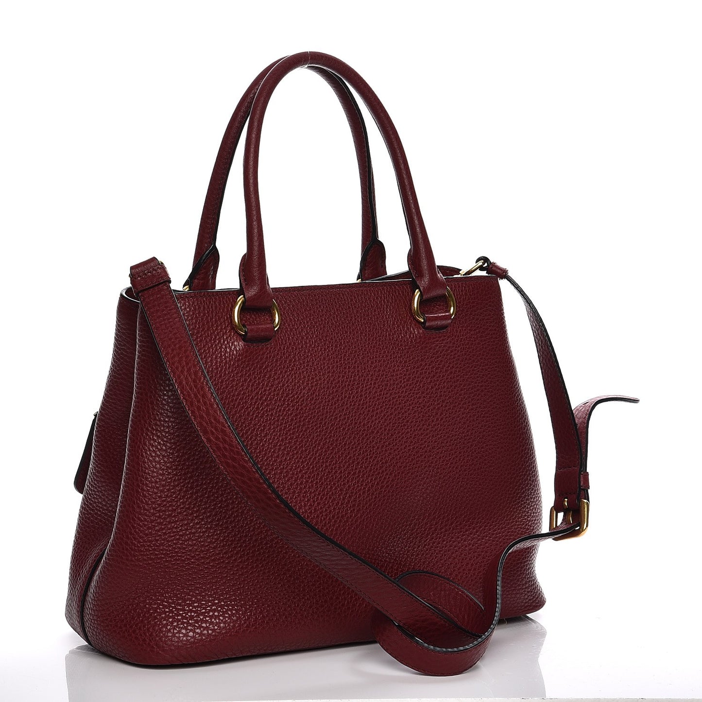 Vitello Daino Tote Cherry