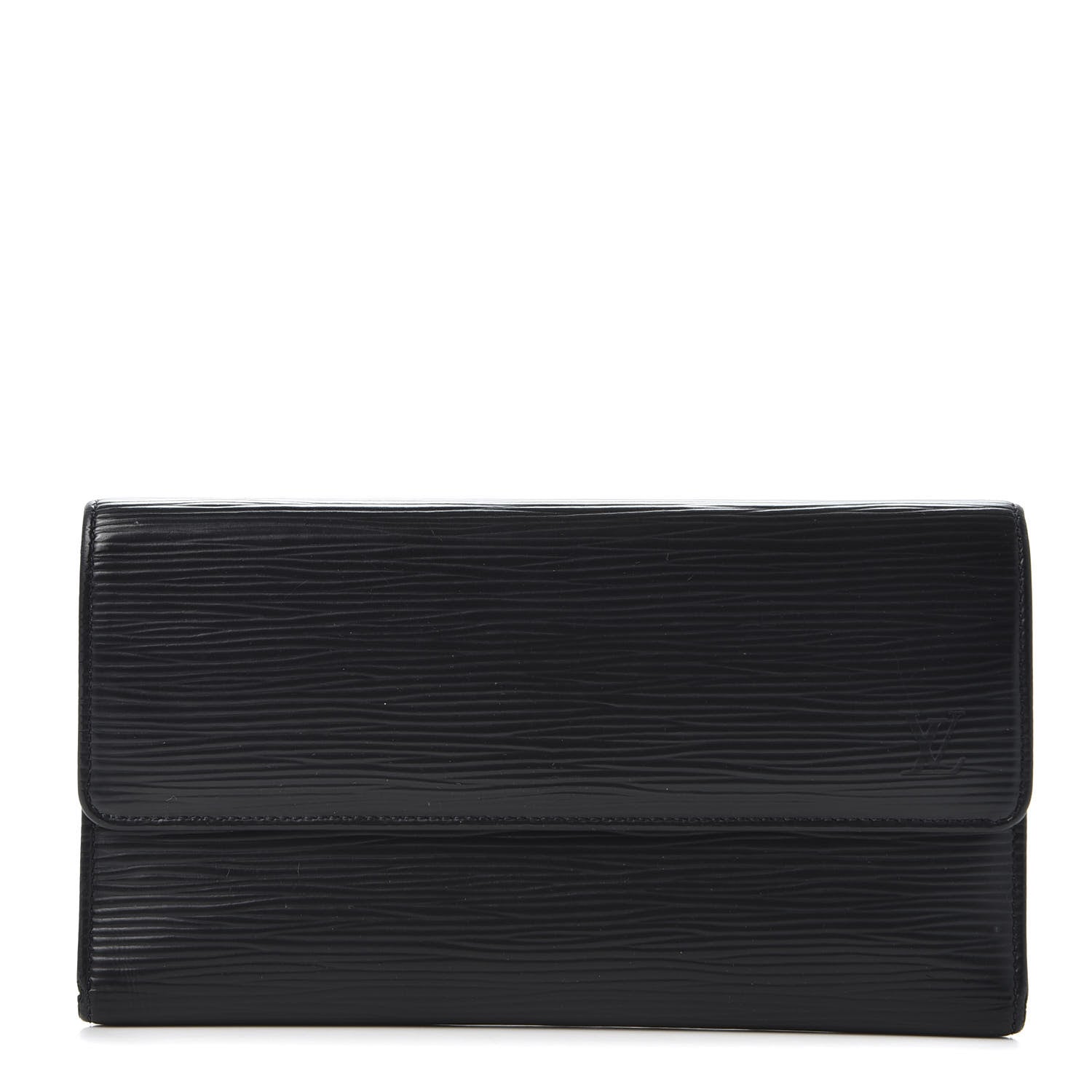 Louis Vuitton Epi Porte Tresor International Wallet Black 1 of 10