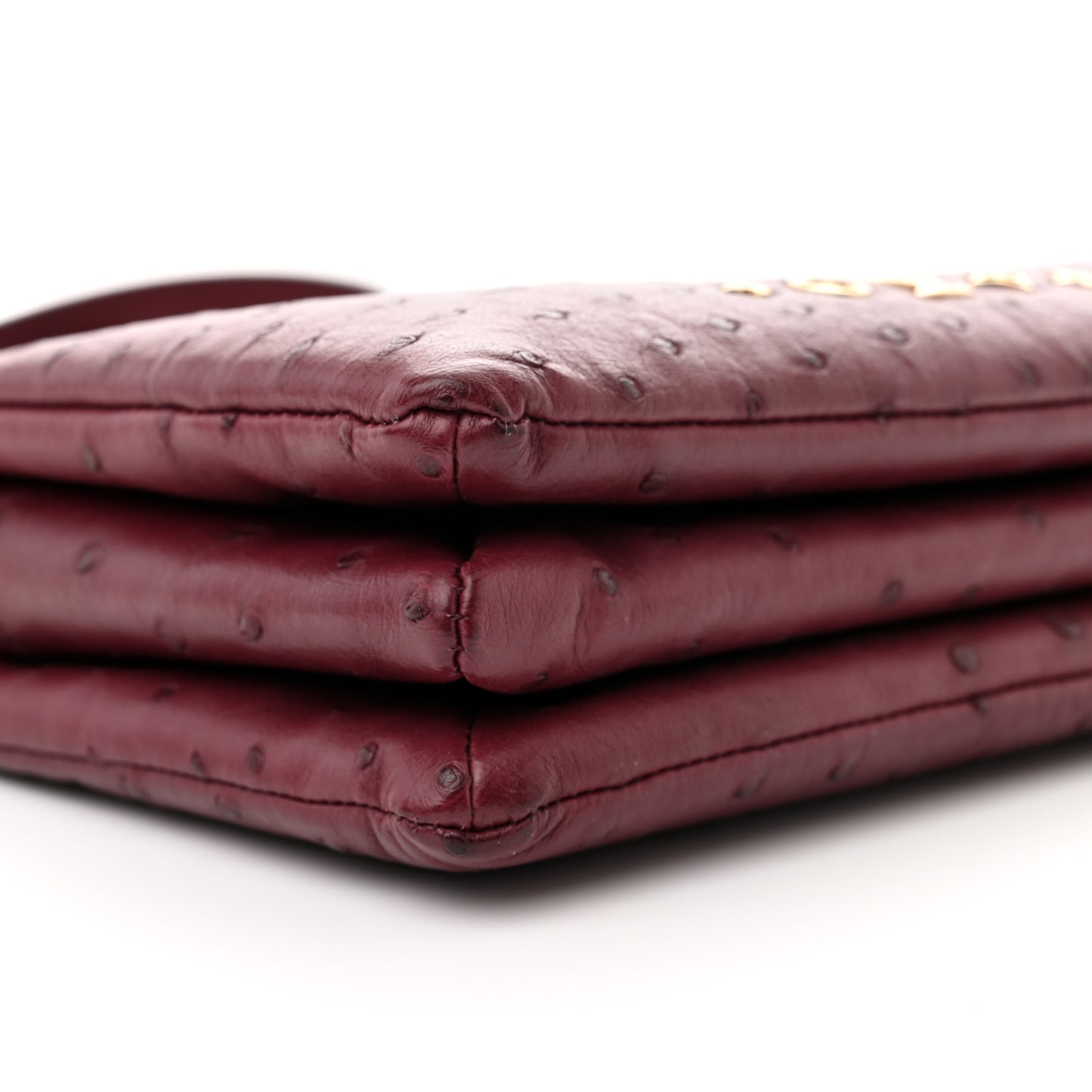 Ostrich Coussin BB Bordeaux