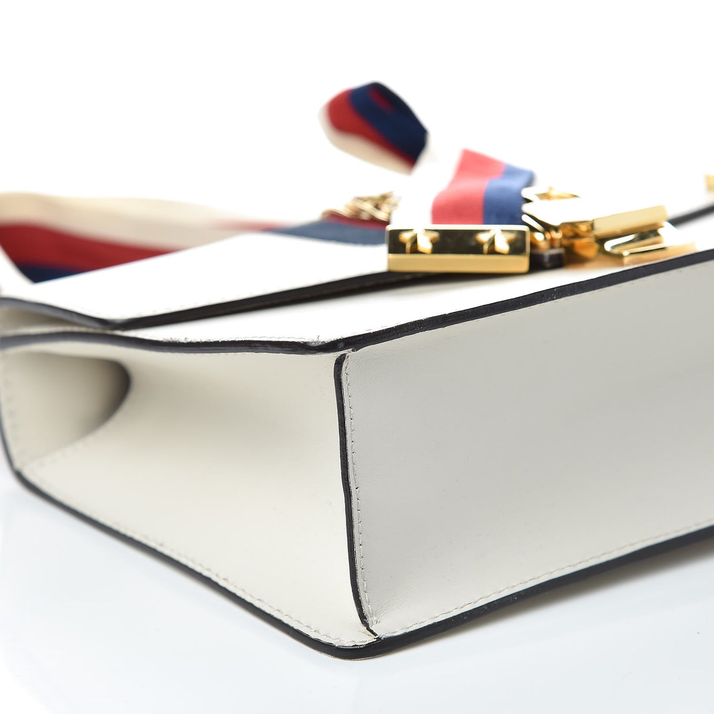 Calfskin Small Sylvie Shoulder Bag Off White
