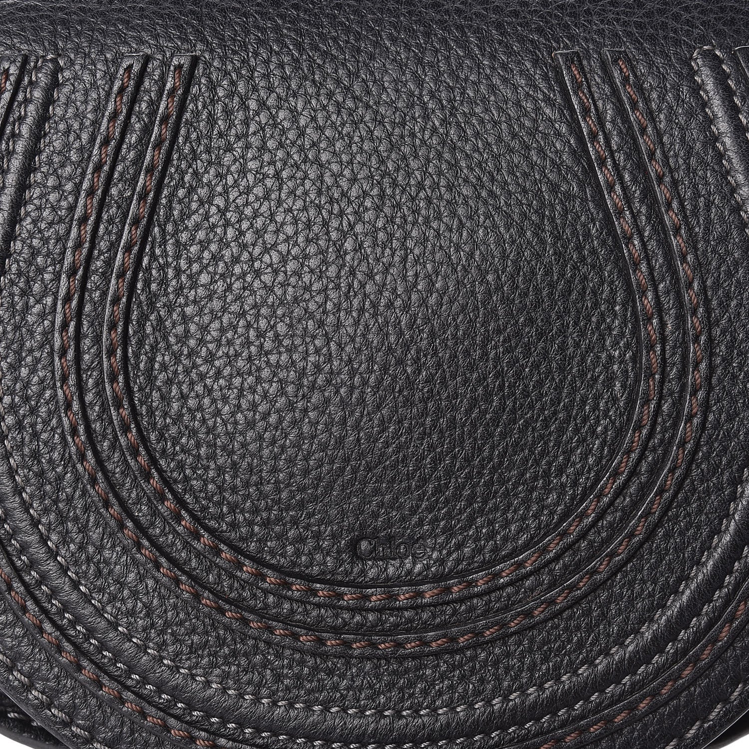 Chloe Calfskin Mini Marcie Round Crossbody Bag Black 16 of 18