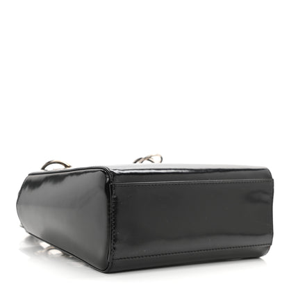 Christian Dior Glazed Calfskin Mini Lady Dior Black 4 of 10