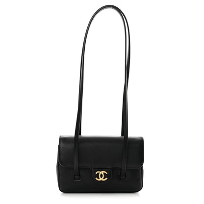 Chanel Shiny Caviar Mini Preppy Coco Shoulder Bag Black 1 of 10