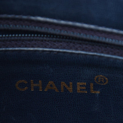 Chanel Caviar CC Shoulder Bag Navy Blue 6 of 7