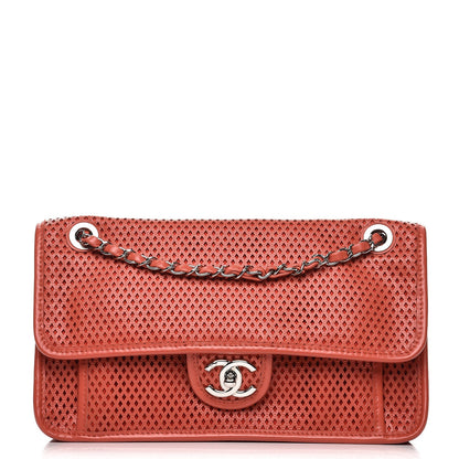 Chanel Perforated Calfskin Up In The Air Flap Red 1 of 8