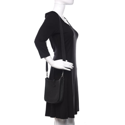 Hermes Taurillon Clemence Evelyne TPM Black 2 of 11