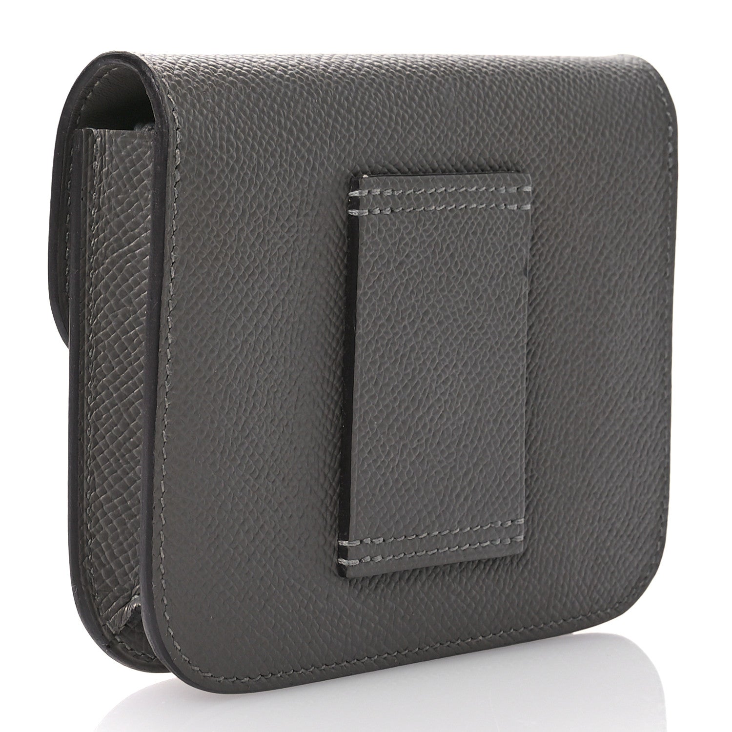 Hermes Epsom Constance Slim Wallet Gris Meyer 4 of 12