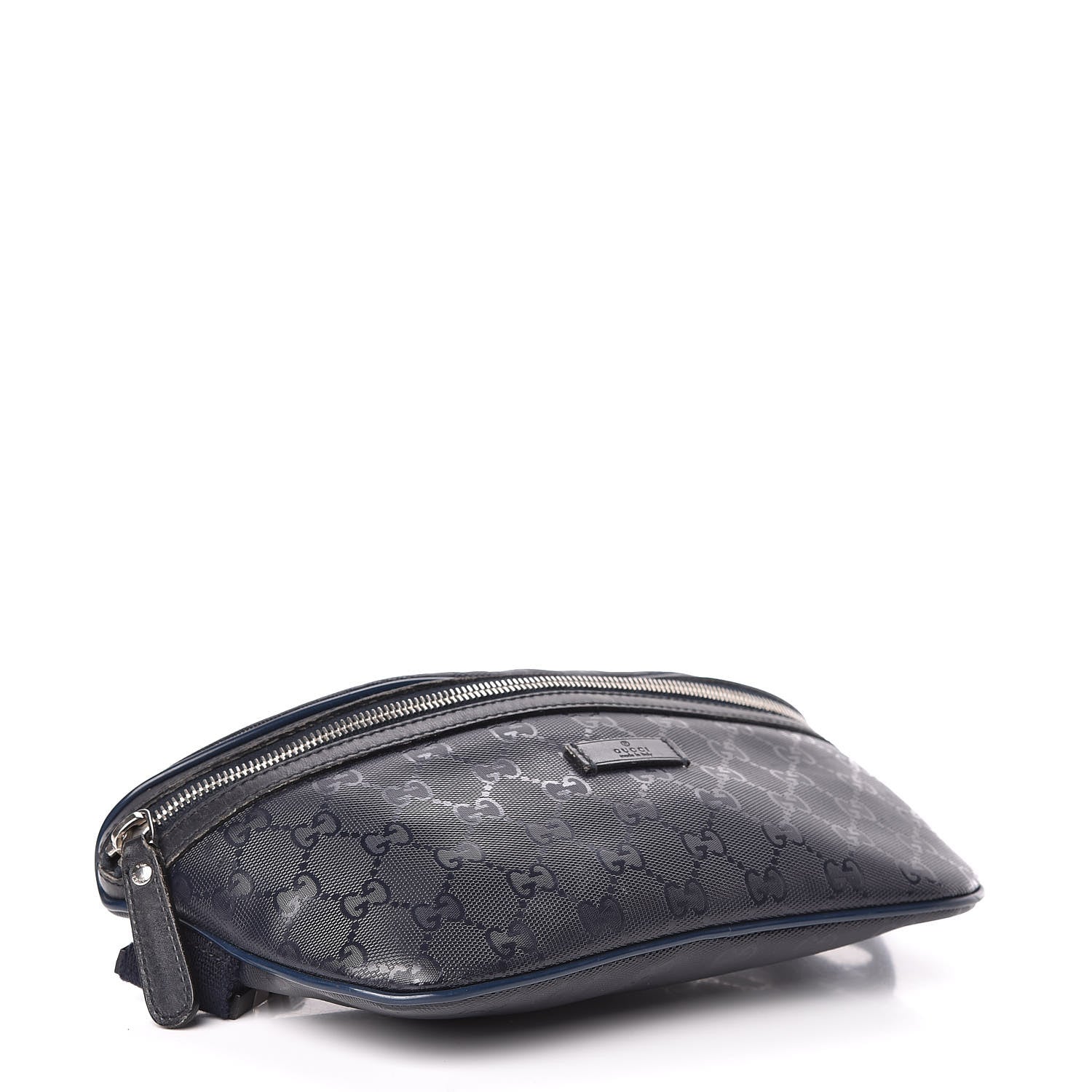 Gucci Imprime Monogram Belt Bag Navy 2 of 19