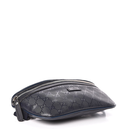 Gucci Imprime Monogram Belt Bag Navy 2 of 19