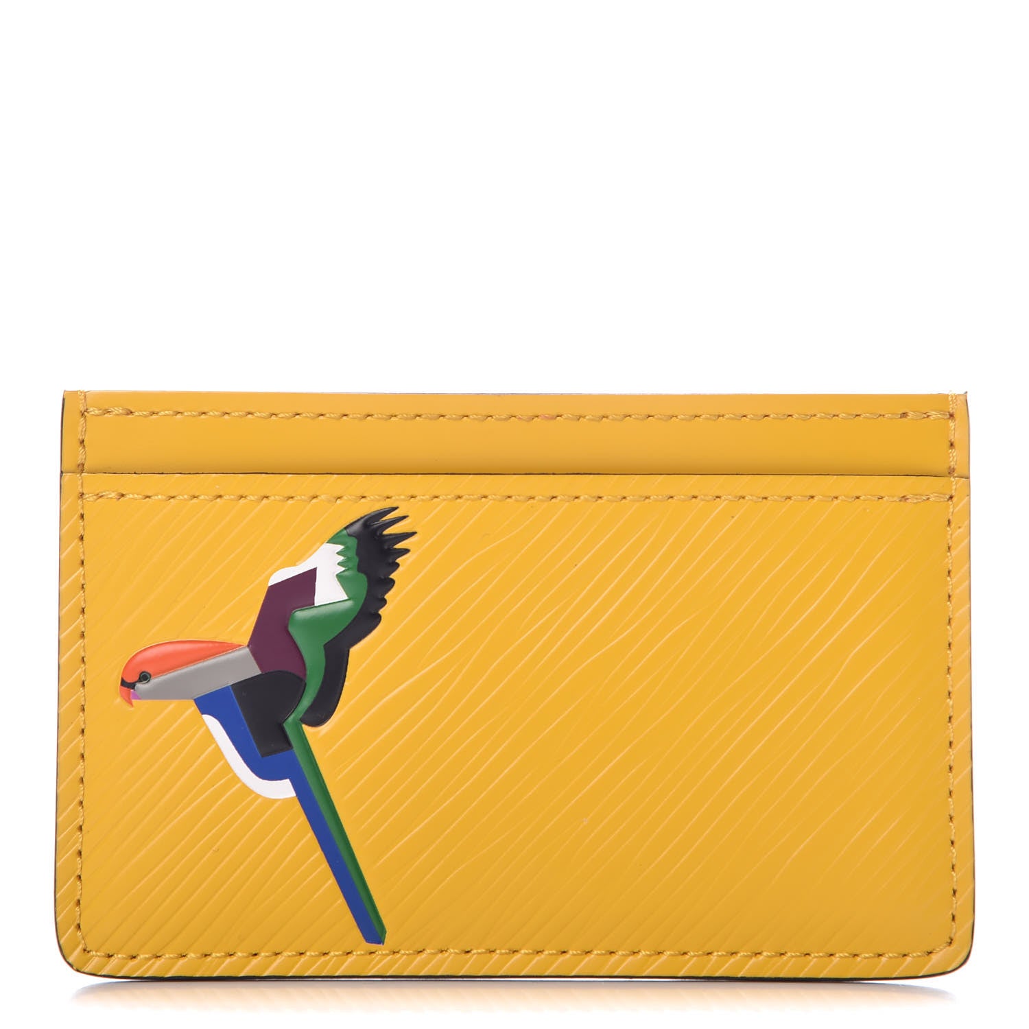 Louis Vuitton Epi Early Bird Card Holder Jonquille 1 of 7
