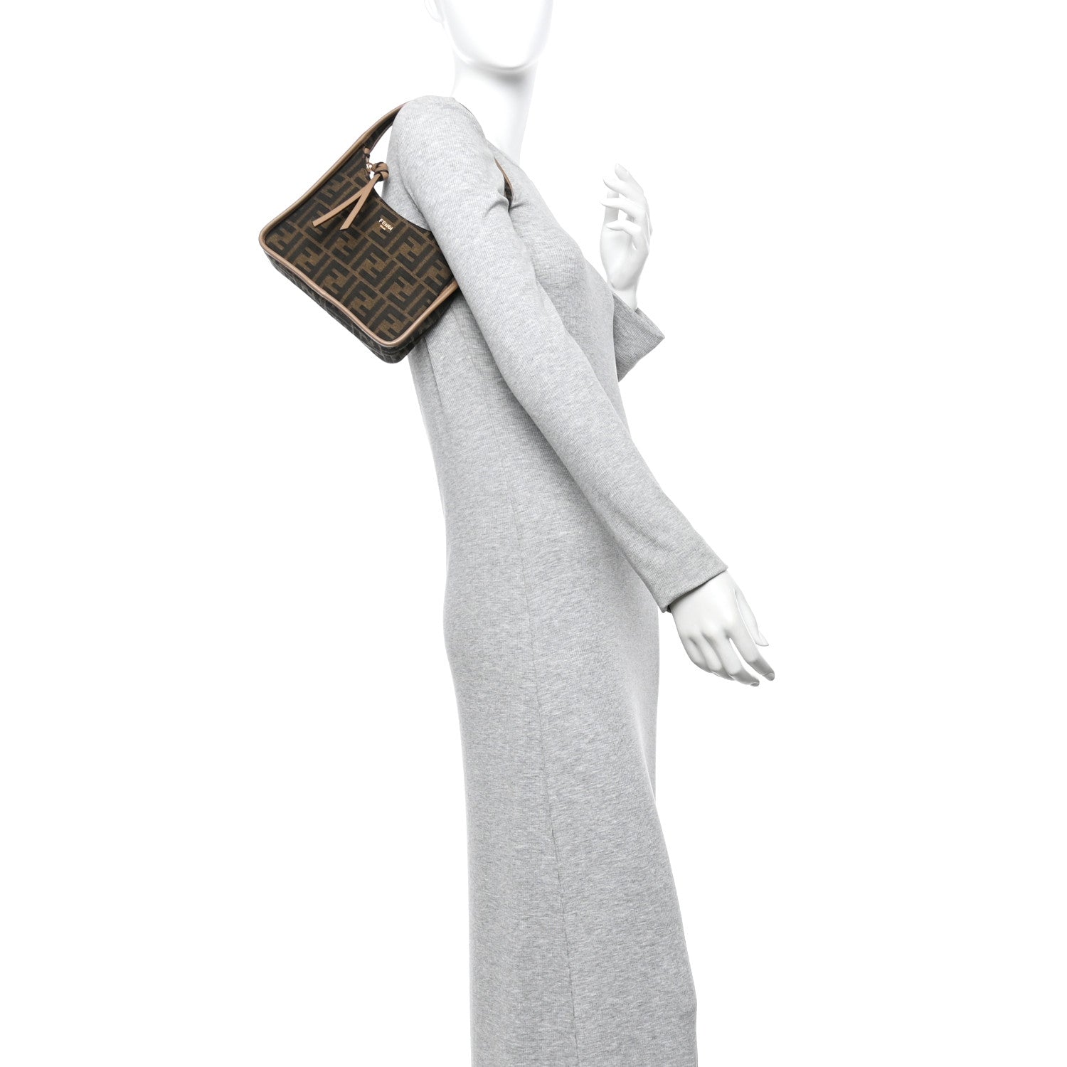 Fendi Fabric Jacquard Vitello Grace FF 1974 Mini Fendessence