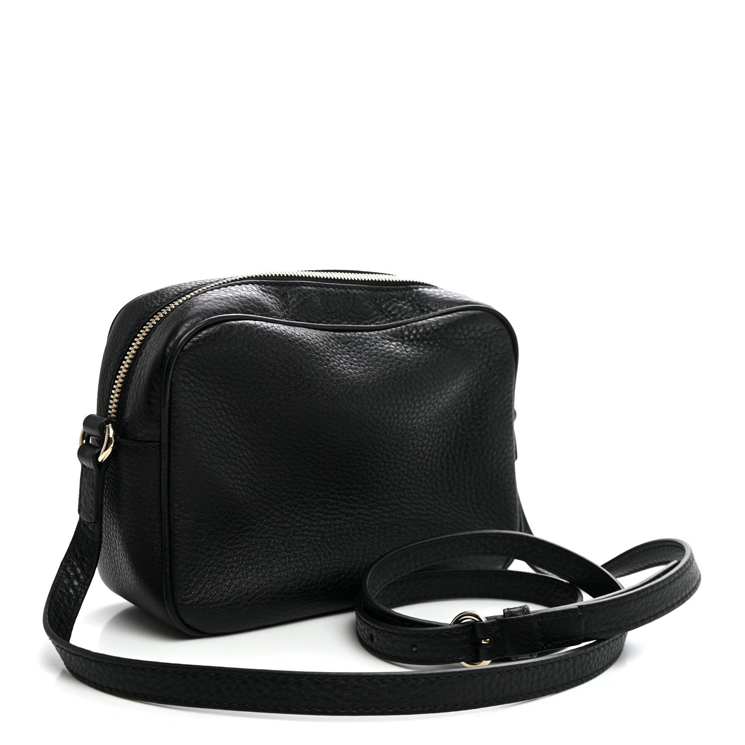 Gucci Pebbled Calfskin Small Soho Disco Bag Black 3 of 10