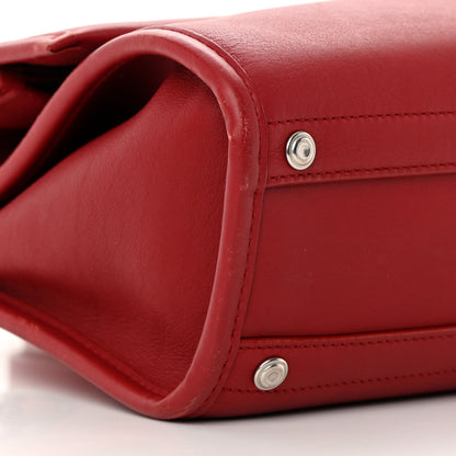 Balenciaga Veau Soyeux Small Tool Satchel Rouge Groseille 9 of 20