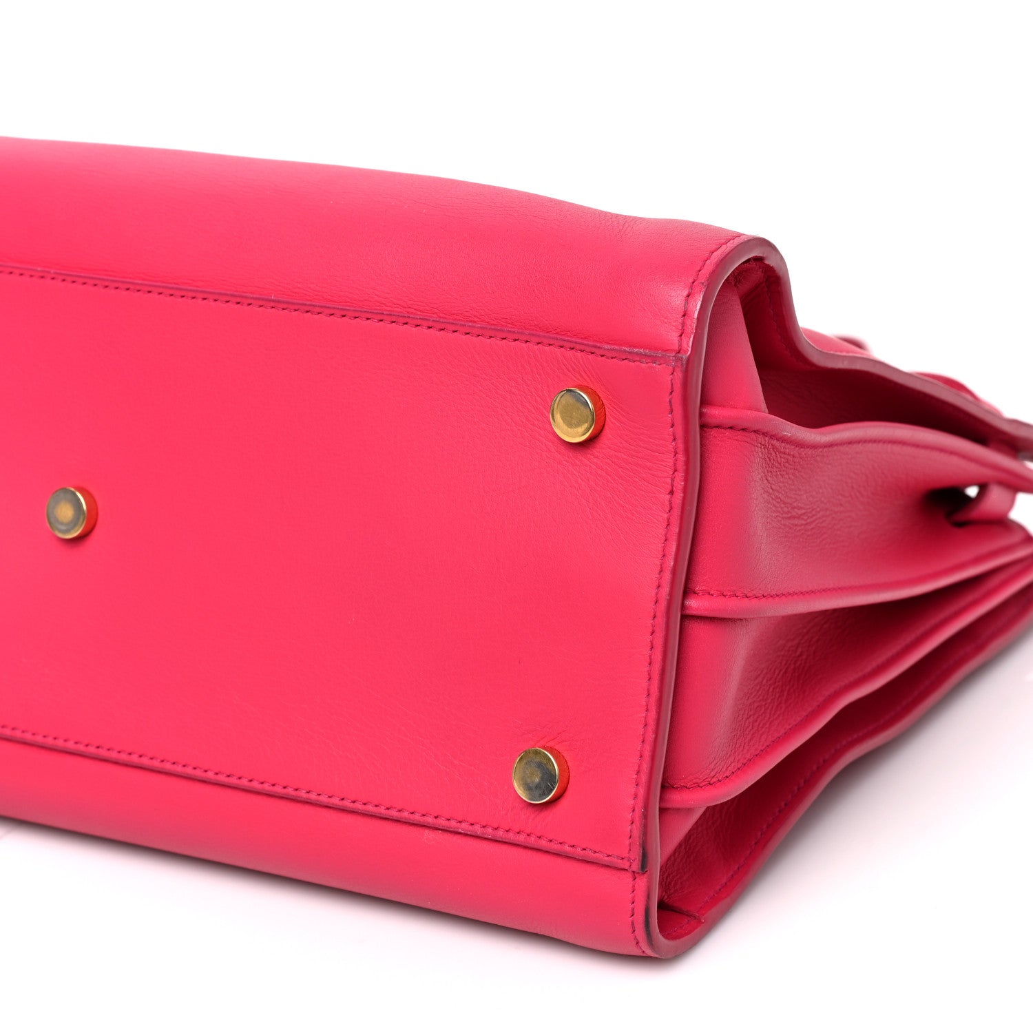 Saint Laurent Calfskin Small Sac De Jour Lipstick Pink 9 of 10