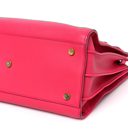 Saint Laurent Calfskin Small Sac De Jour Lipstick Pink 9 of 10