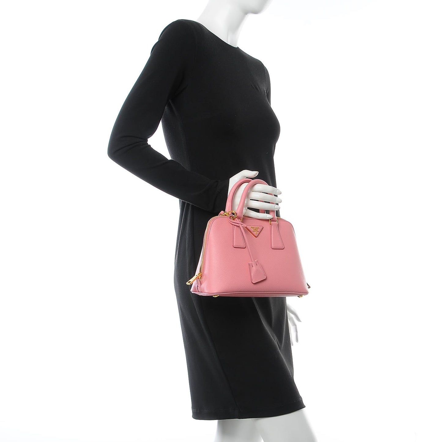 Saffiano Lux Small Promenade Tote Geranio