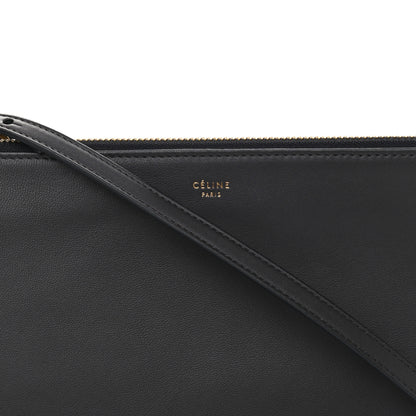 Celine Lambskin Large Trio Crossbody Bag Anthracite 9 of 11